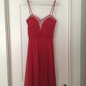 Red formal/ Prom Dress. Never worn.